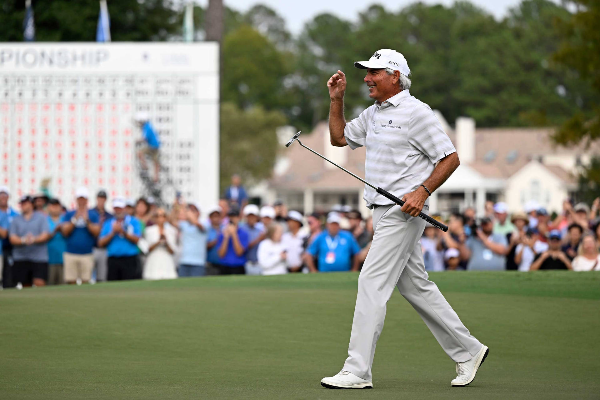 Fred Couples Mastering the Golf Championship Wallpaper