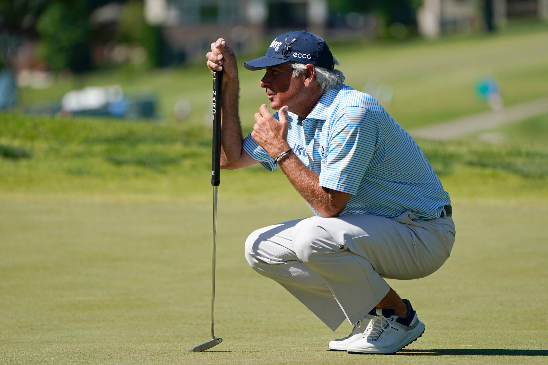 Fred Couples On A Golf Course Wallpaper