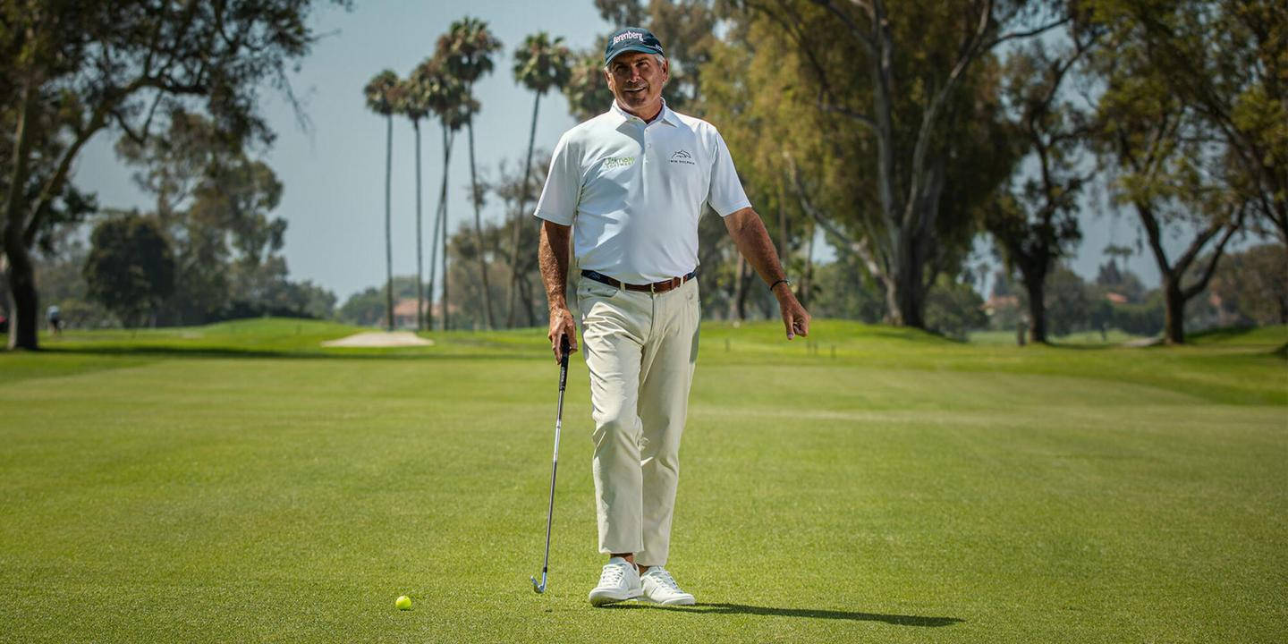 Fred Couples On Golf Course Wallpaper