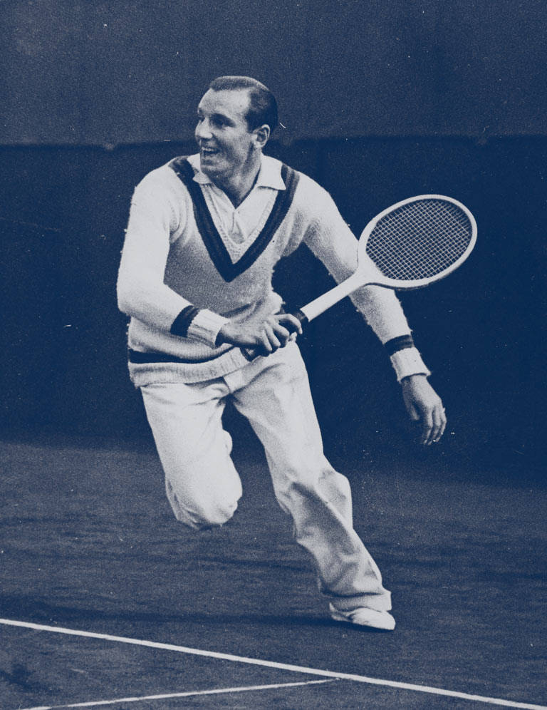 Fred Perry Spiller Tennis Play Wallpaper Wallpaper