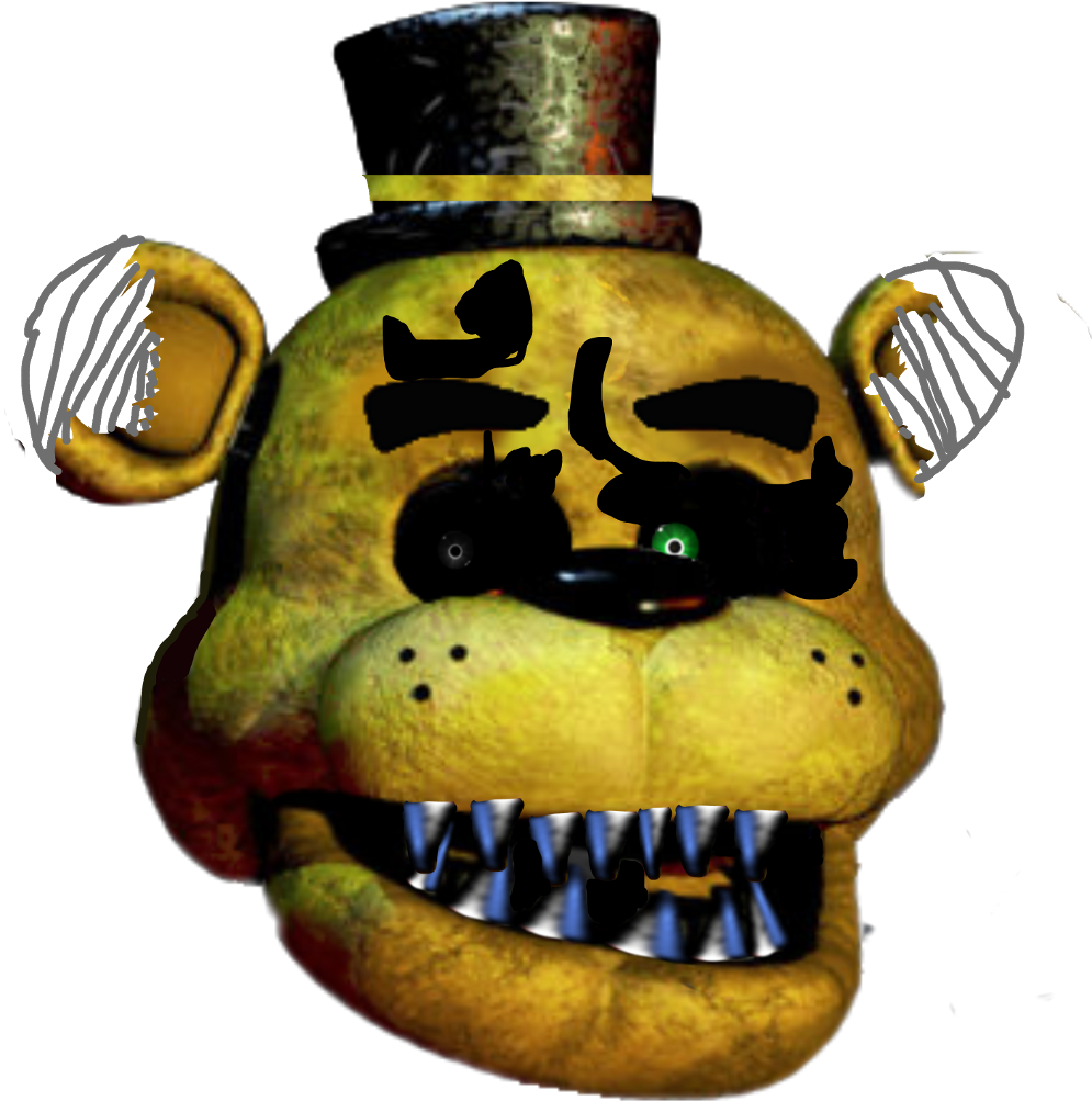 Fredbear Animatronic Head PNG