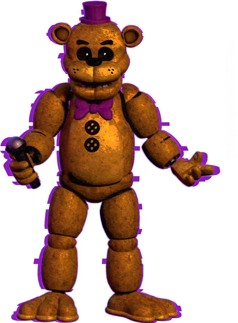 Fredbear_ Animated_ Character_ Render PNG