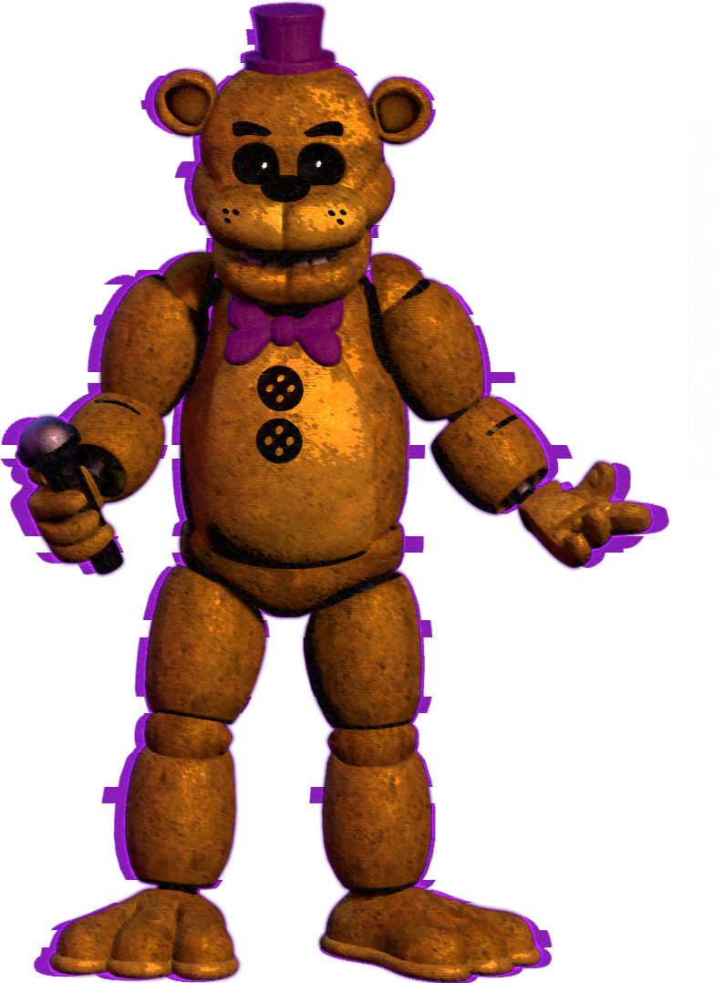 Download Fredbear_ Animated_ Character_ Render | Wallpapers.com