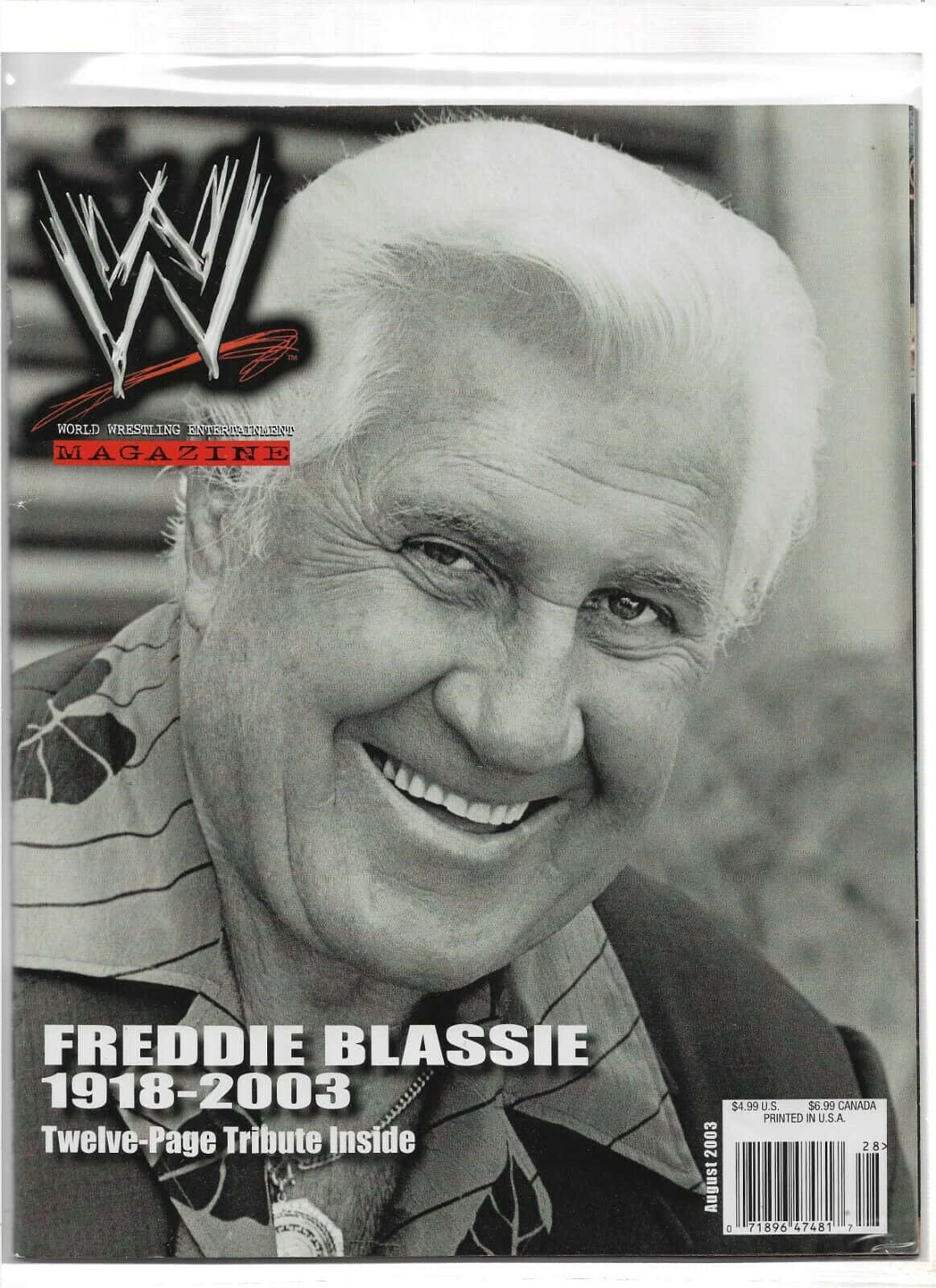 Freddie Blassie Tribute Poster Wallpaper