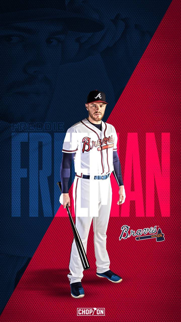 Freddie Freeman Braves Plakat Wallpaper