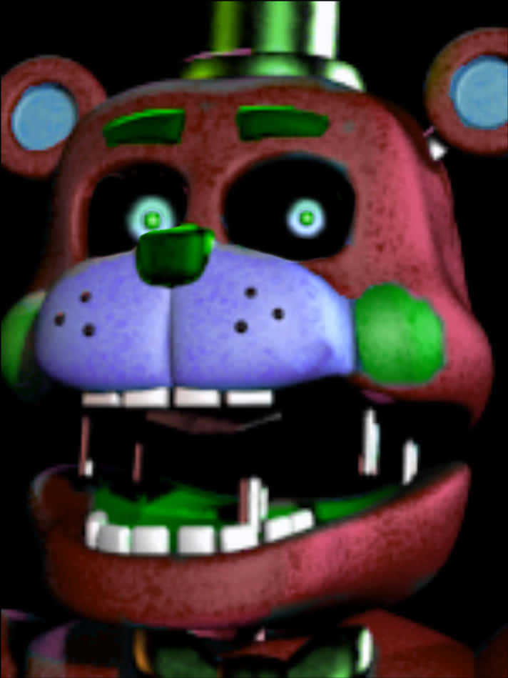 Freddy Fazbear Close Up PNG