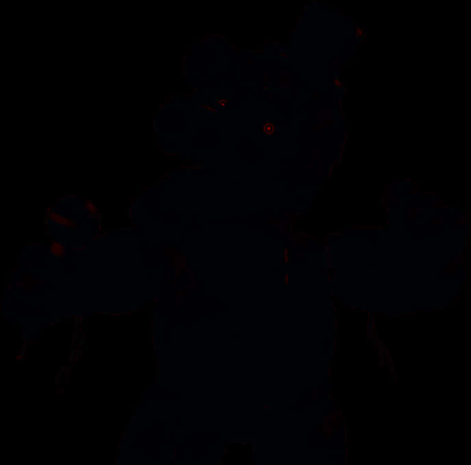 Freddy Fazbear Dark Silhouette PNG