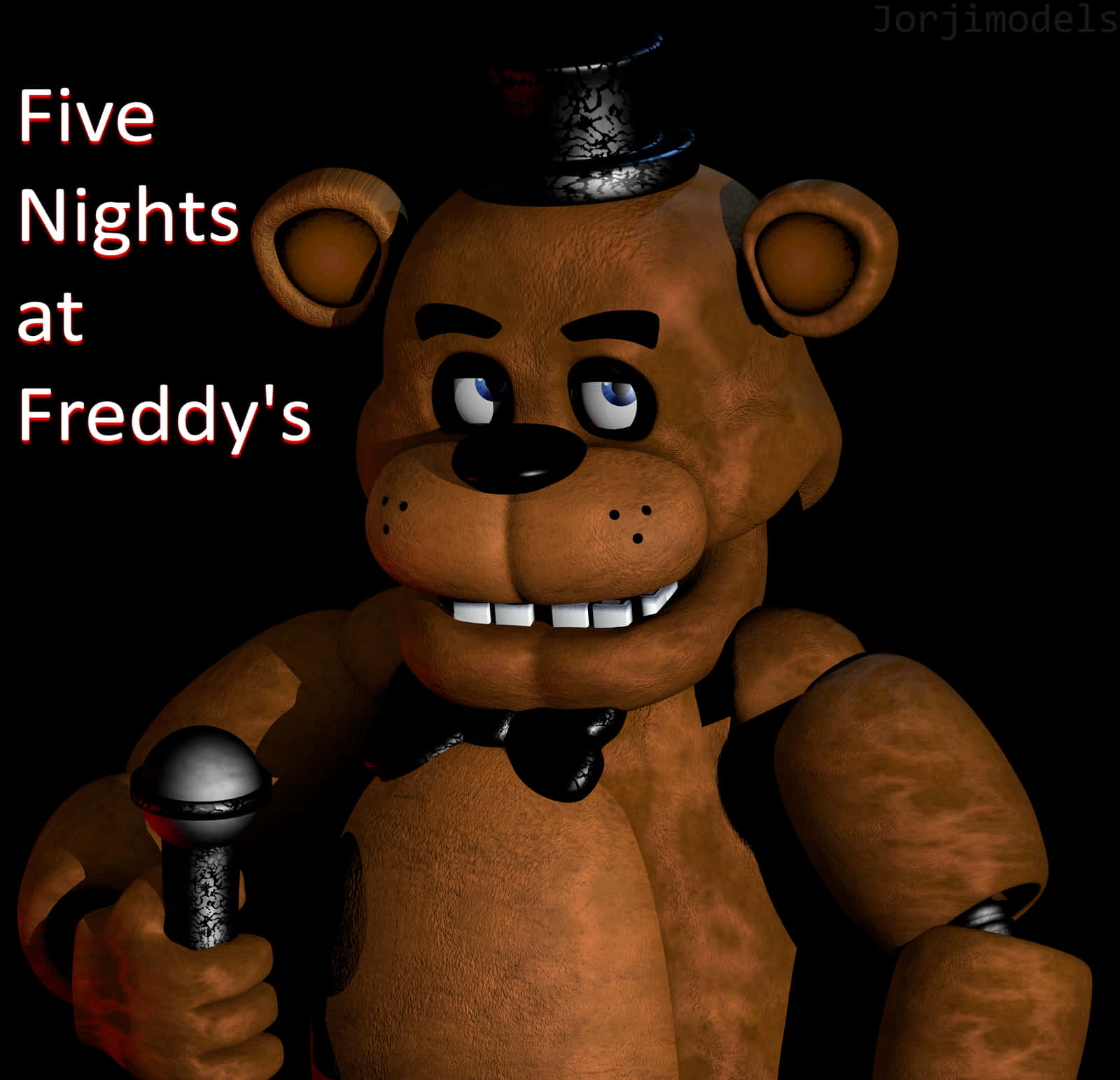 A fun and colorful image of Freddy Fazbear