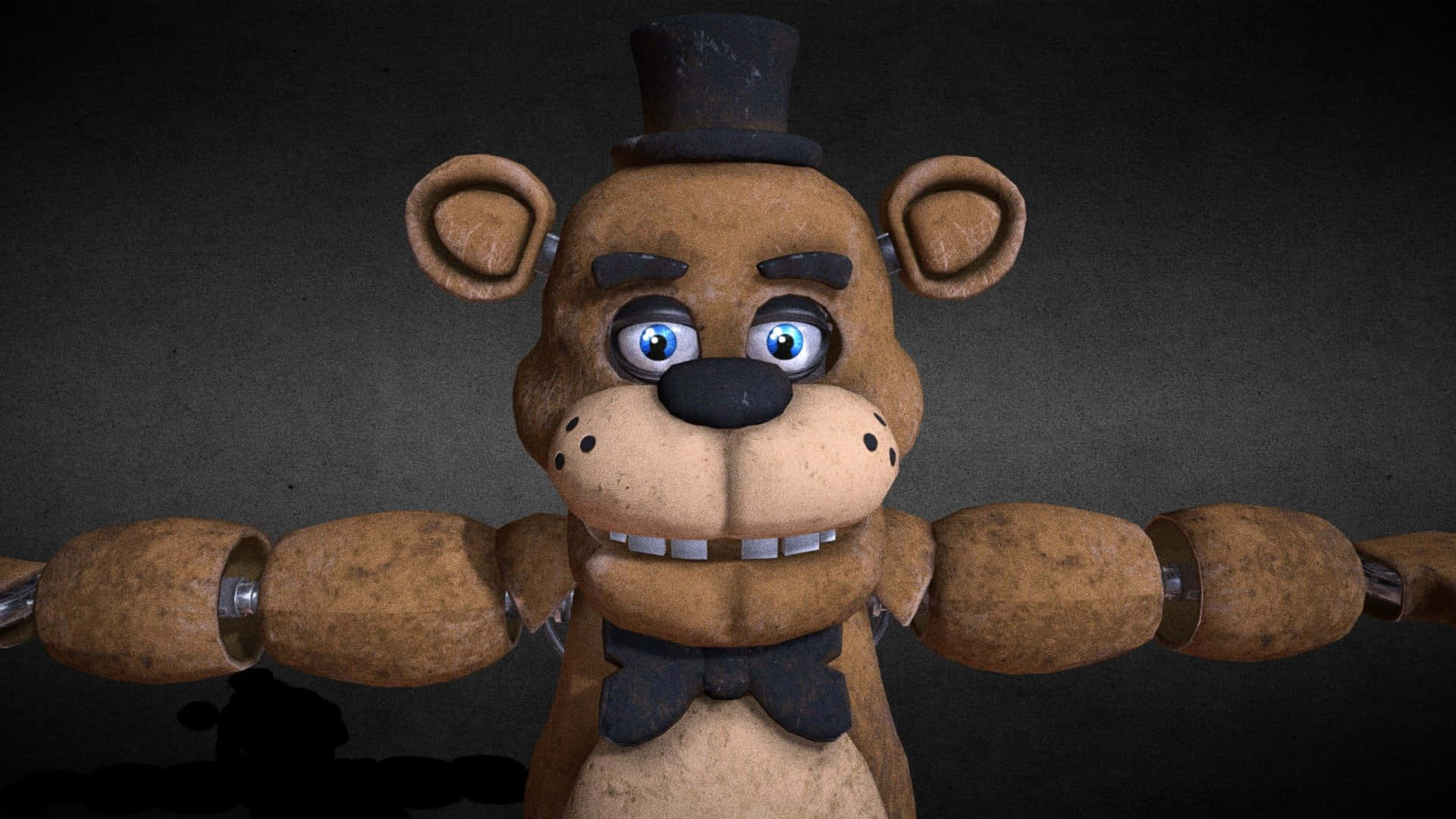 A 3d Image Of A Five Nights At Freddy's Bear