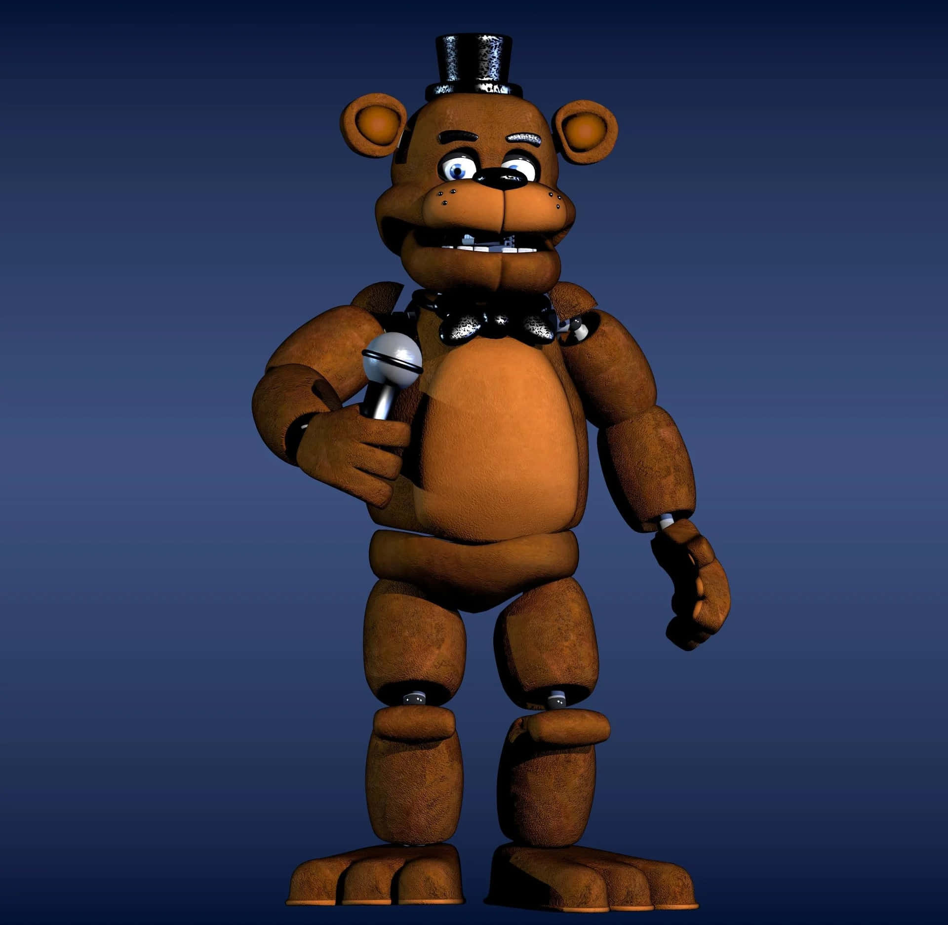 A 3d Image Of A Five Nights At Freddy's Character