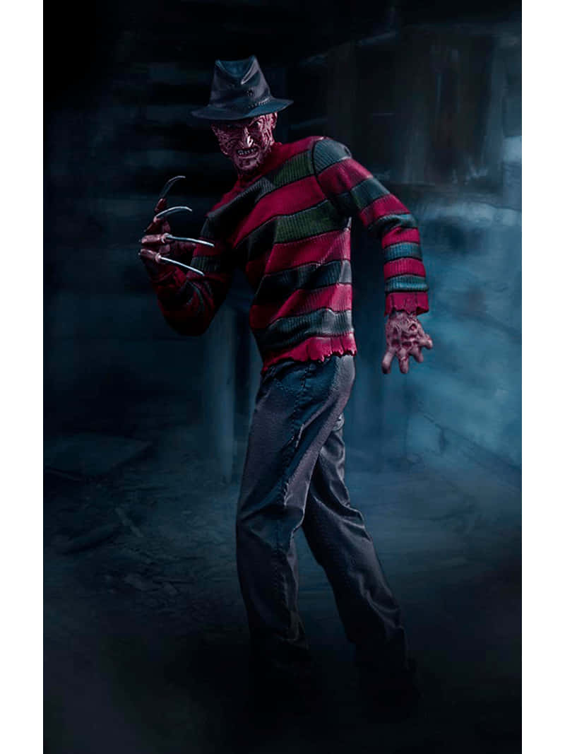 The menacing Freddy Krueger, lurking in the shadows