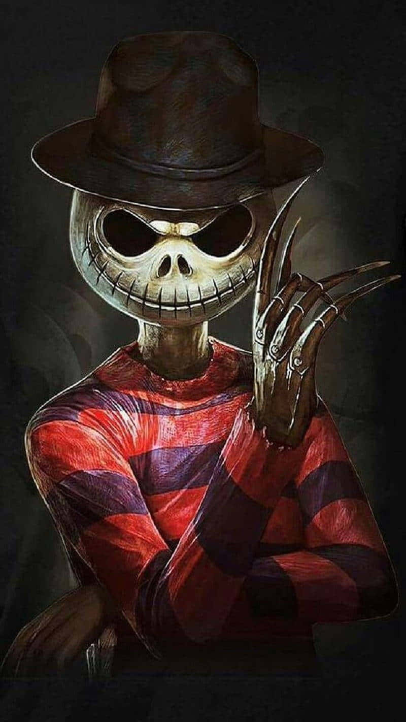Nightmare on Elm Street's Freddy Krueger menacingly smiles