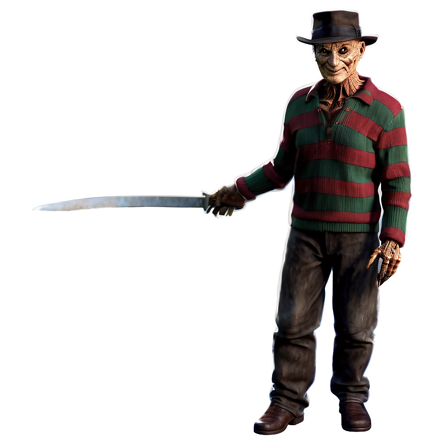 Freddy Krueger Full Body Png 05232024 PNG