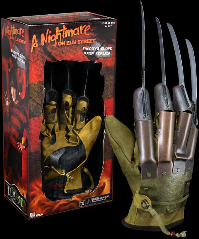 Freddy Krueger Glove Replica PNG