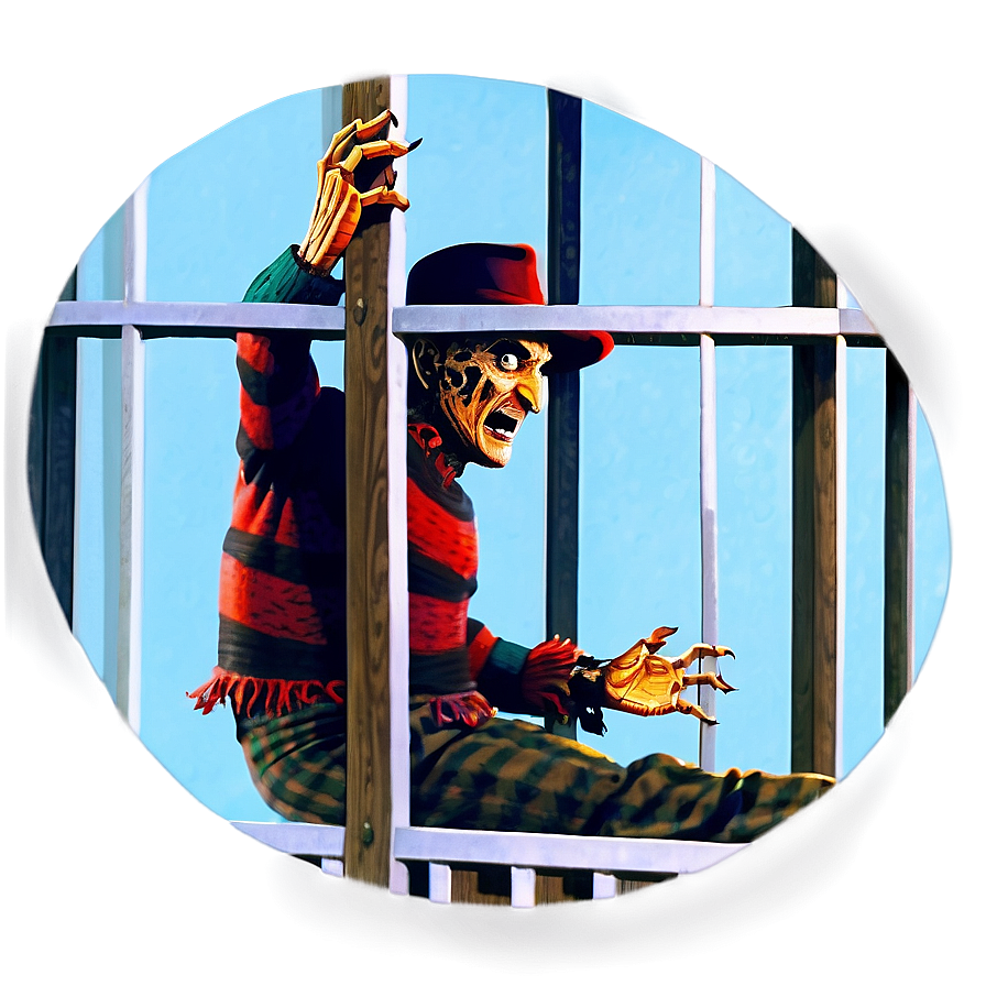 Freddy Krueger Nightmare Scene Png Ekm PNG