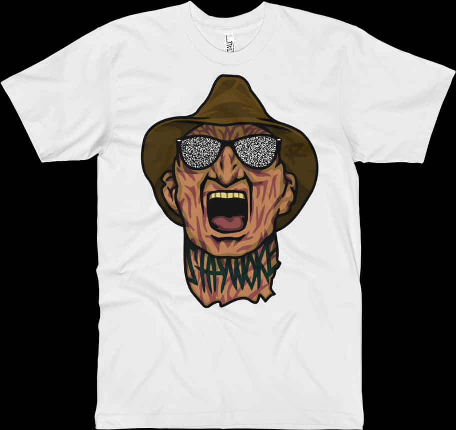 Freddy Krueger Stylish Tshirt Design PNG