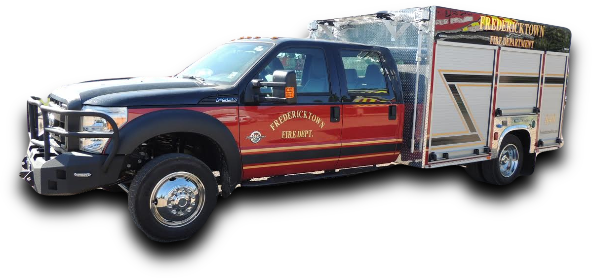 Fredericktown_ Fire_ Department_ Truck PNG