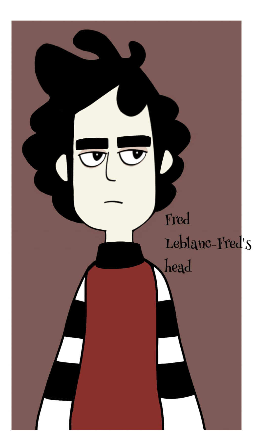 Cabezade Fred, Retrato De Fred Leblanc. Fondo de pantalla