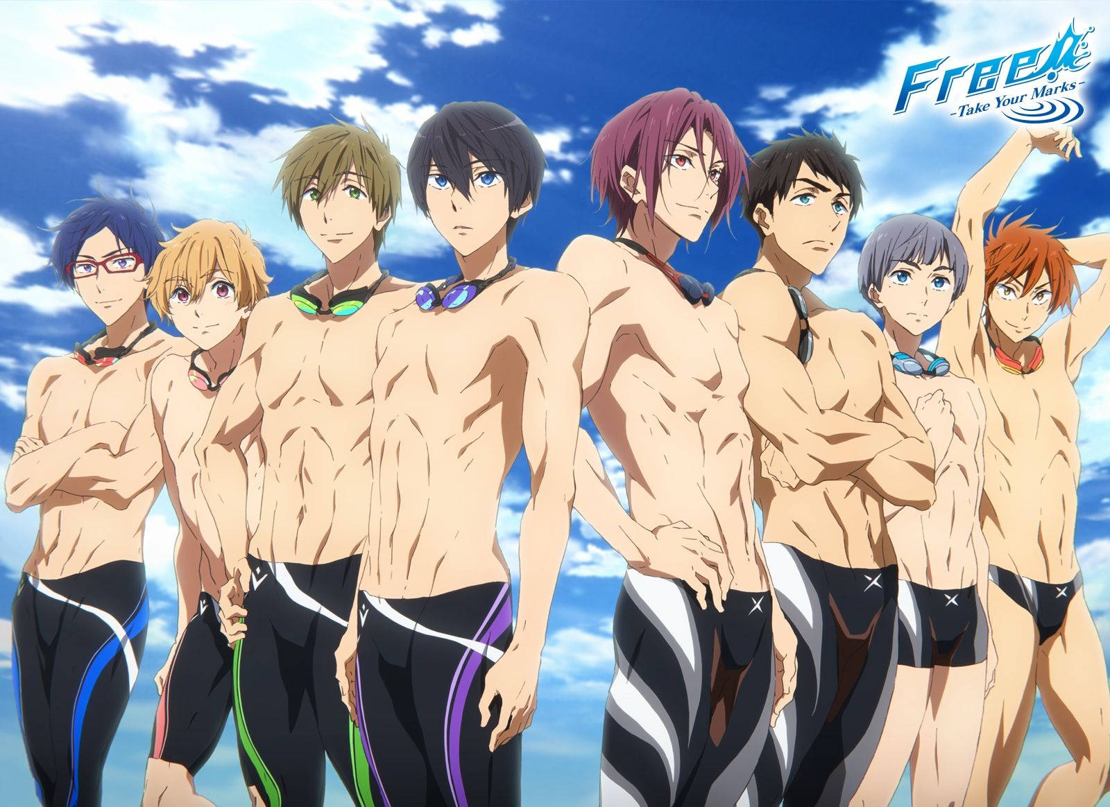 Free Anime Pfp Swimming Club Wallpaper