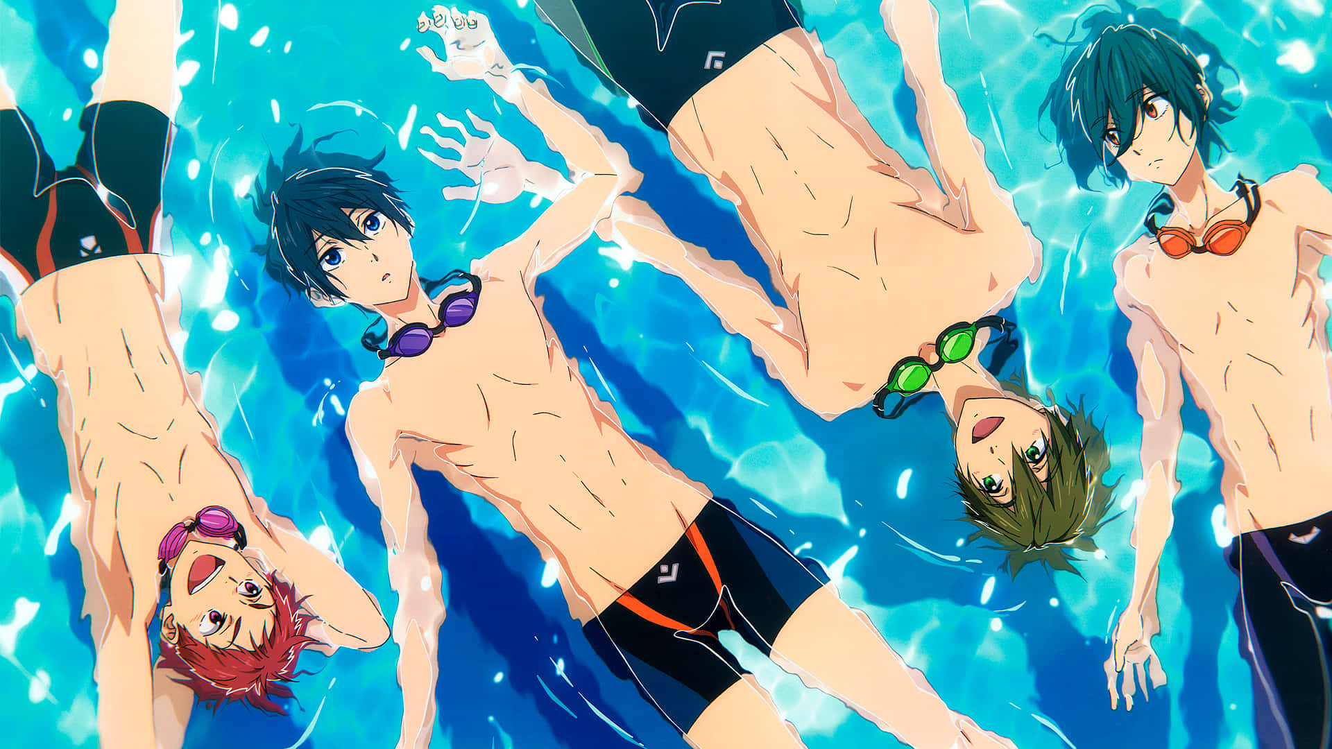 Free Anime Swimming Pool Wallpaper