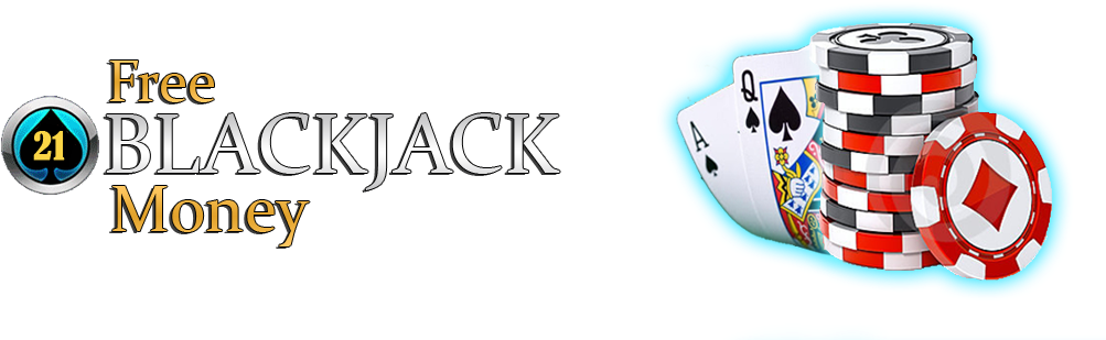 Free Blackjack Money Banner PNG