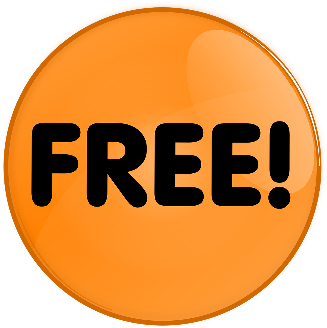 Free Button Promotion Graphic PNG