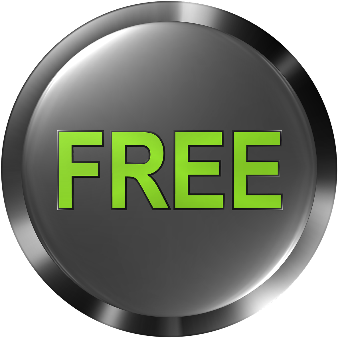 Free Button Promotion Graphic PNG