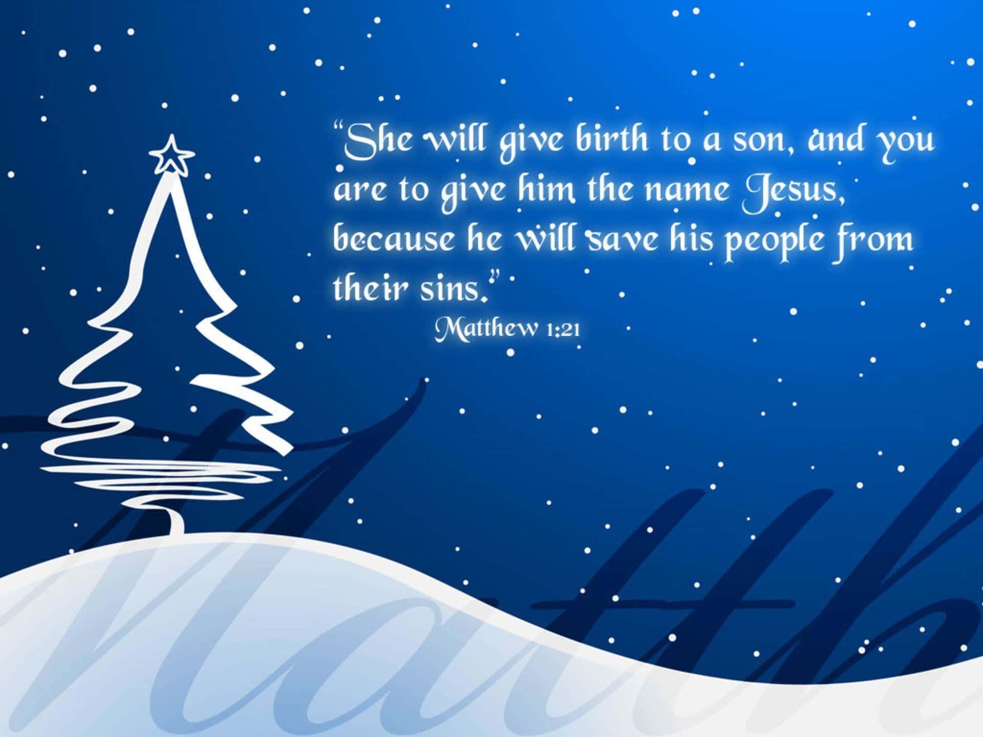 Imagengratuita De Versículo Bíblico De Navidad