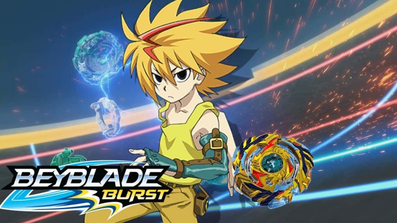 Beyblade Blast - A Character With A Sword Wallpaper