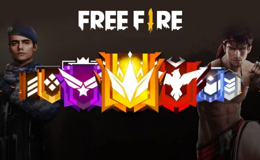 Free Fire Badges In A Banner Wallpaper