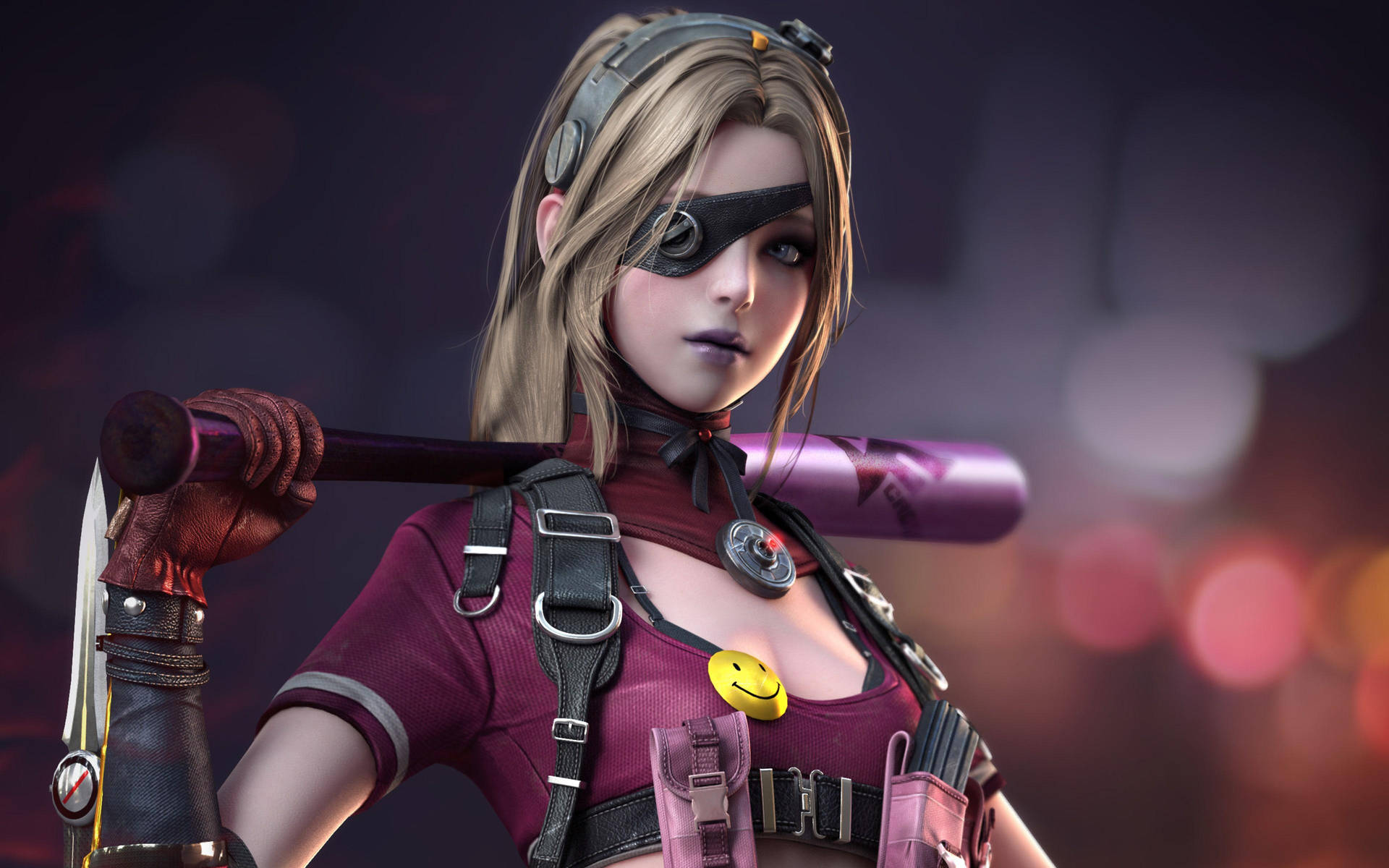 Free Fire Character With Eye Patch Picture