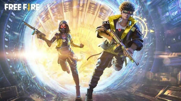 Free Fire Characters In Banner Wallpaper