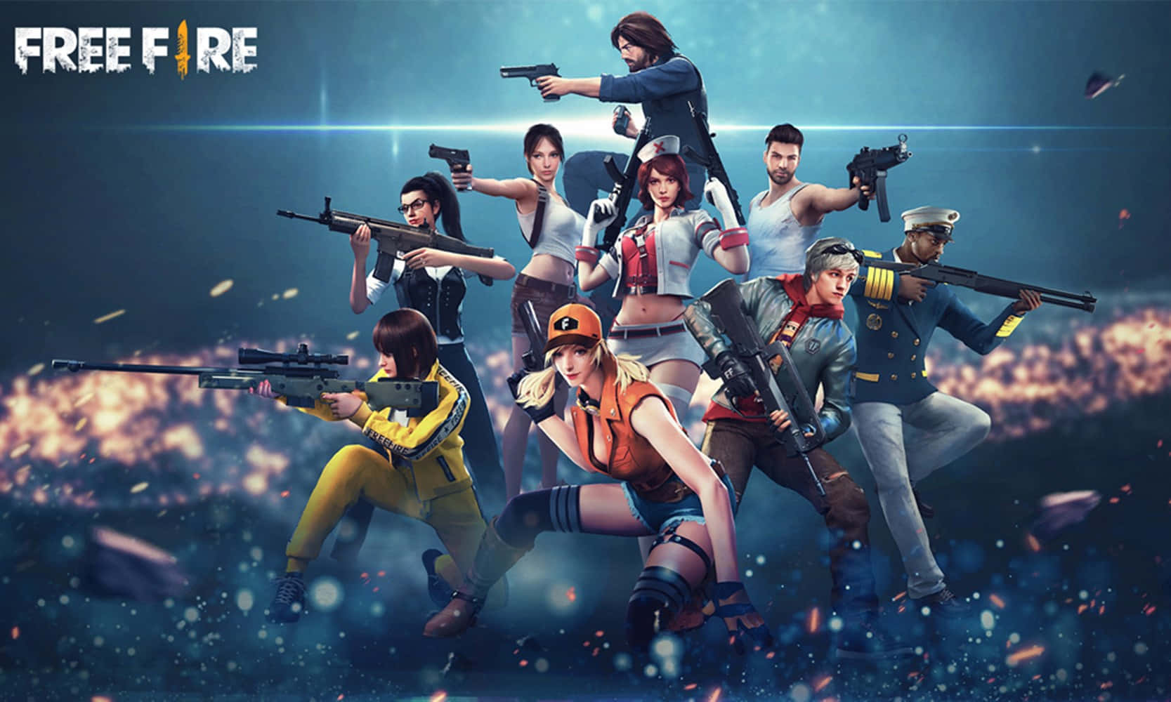 Uncover the mystery of Free Fire Chrono Wallpaper