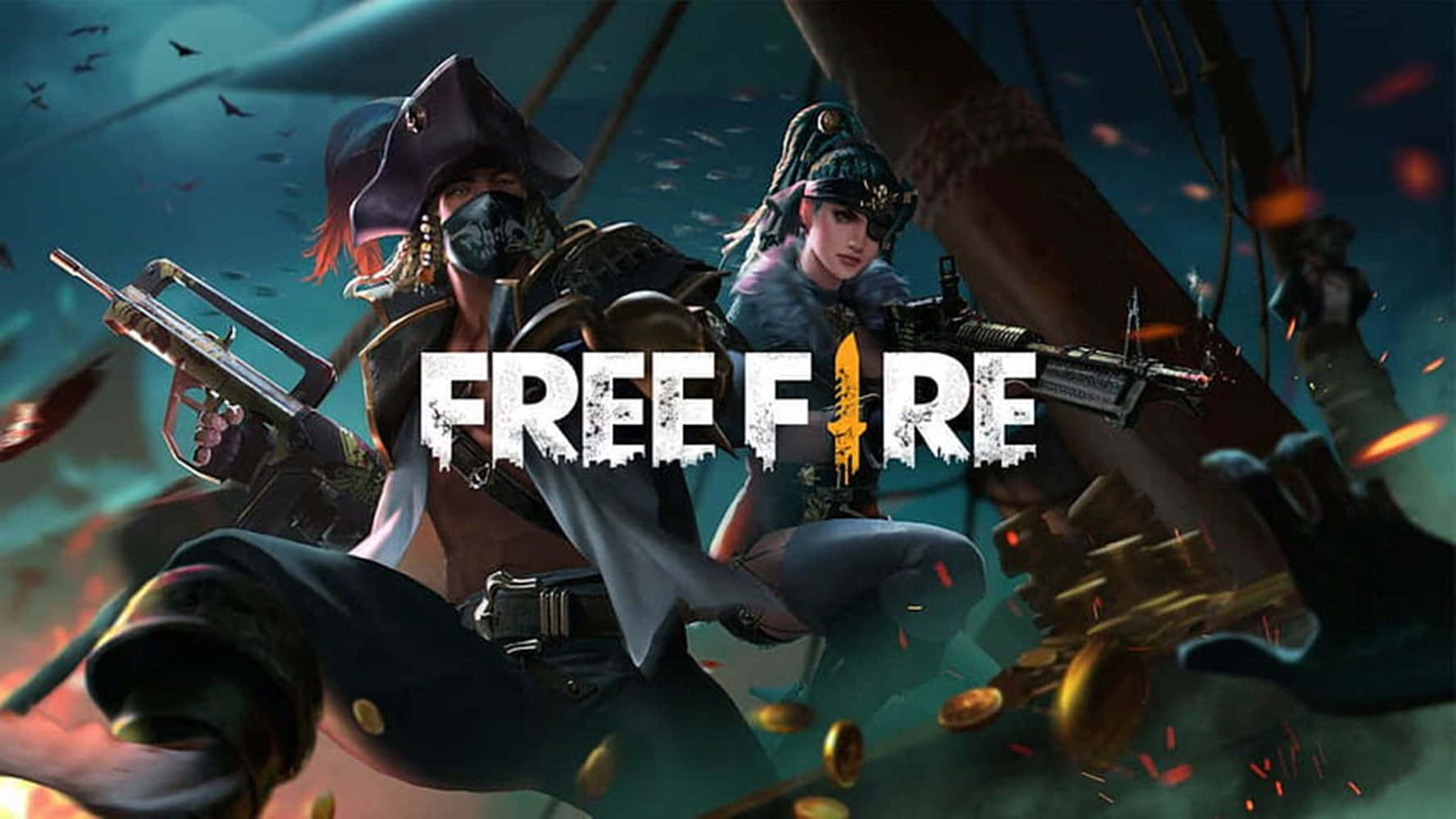 Vis din dominans på den virtuelle slagmark med den nyeste helt i Free Fire, Chrono. Wallpaper