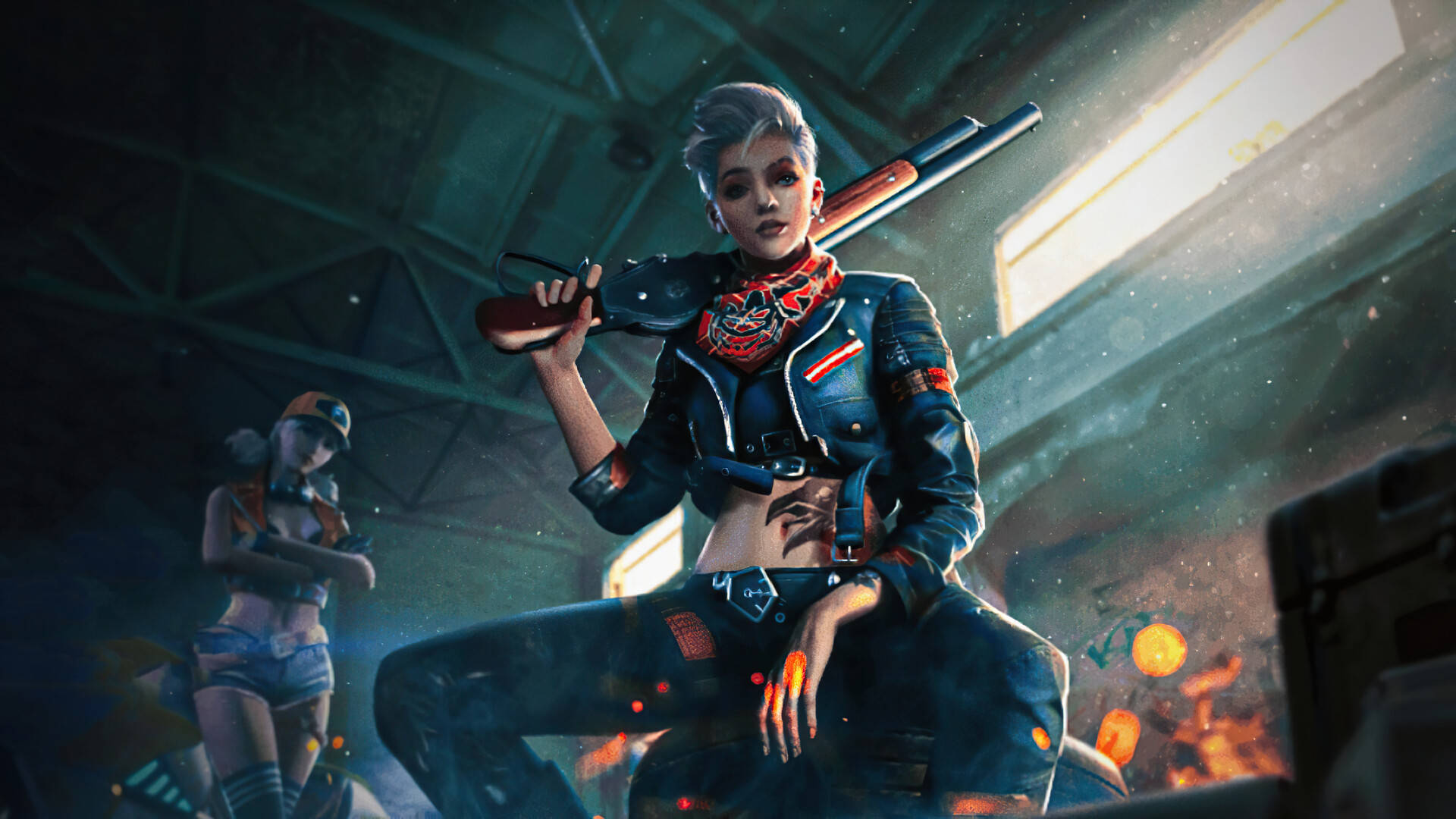 Free Fire Criminal Bundle Badass Female Characters Picture