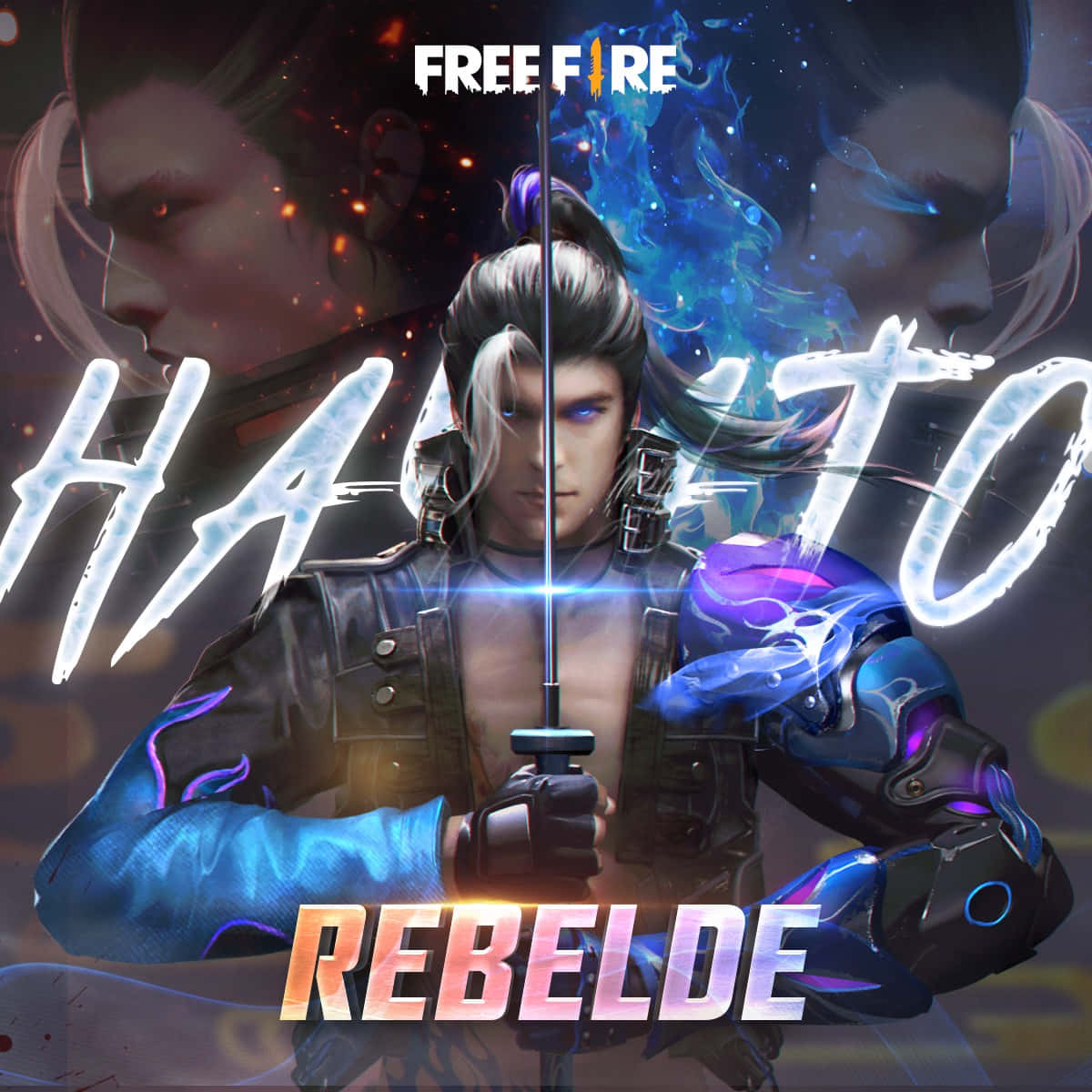 Free Fire Hayato Elite Version Wallpaper
