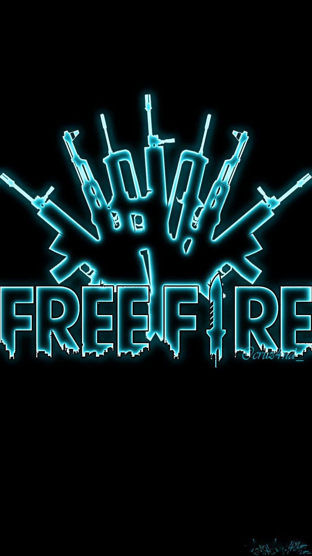 Freefire Logo Tapet - Gör Dig Redo Att Spela