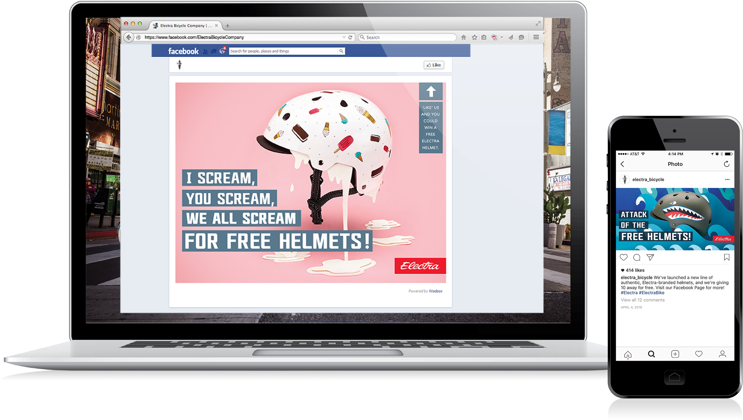 Free Helmet Giveaway Facebook Ad PNG