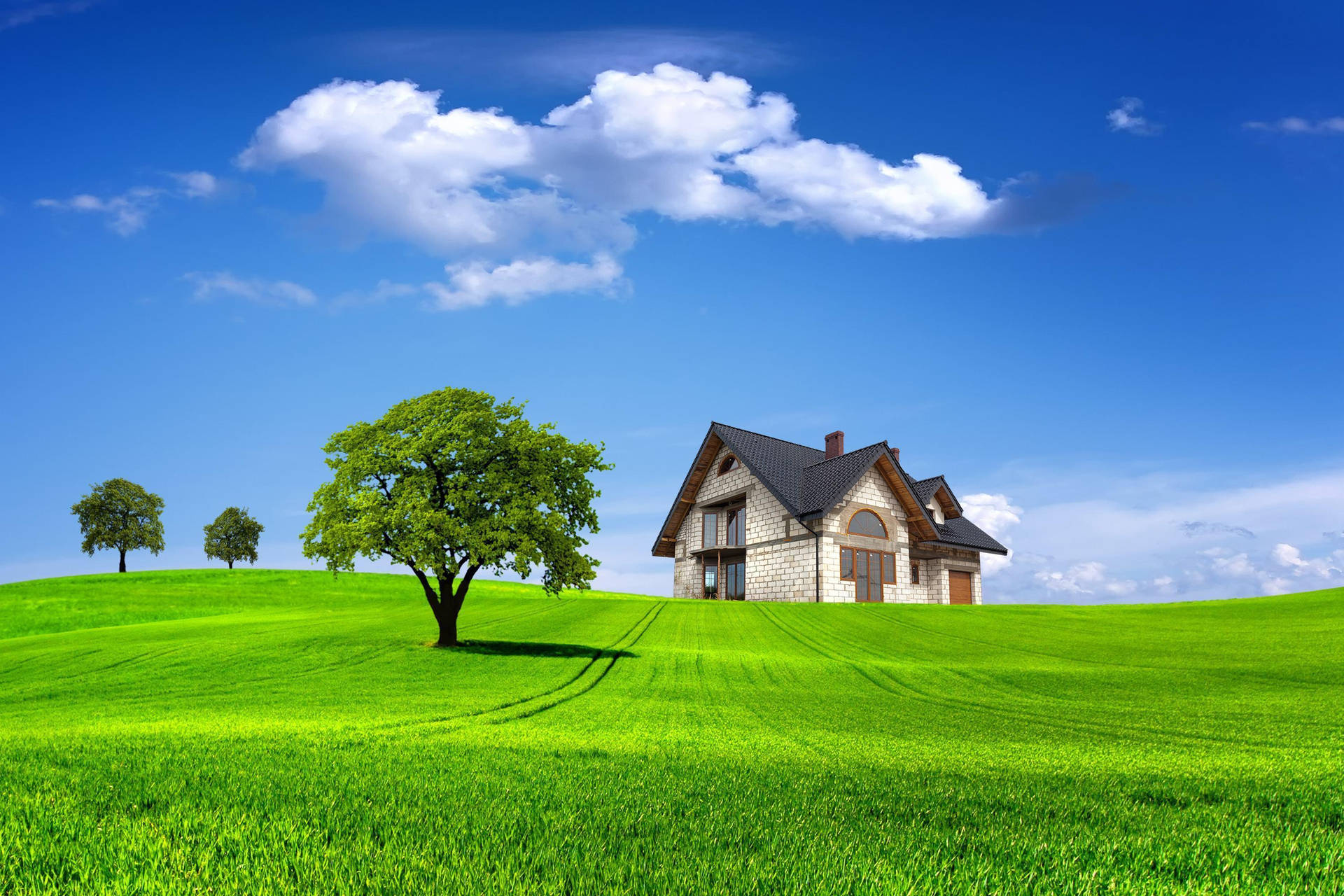 Free Image 3d House Wallpaper
