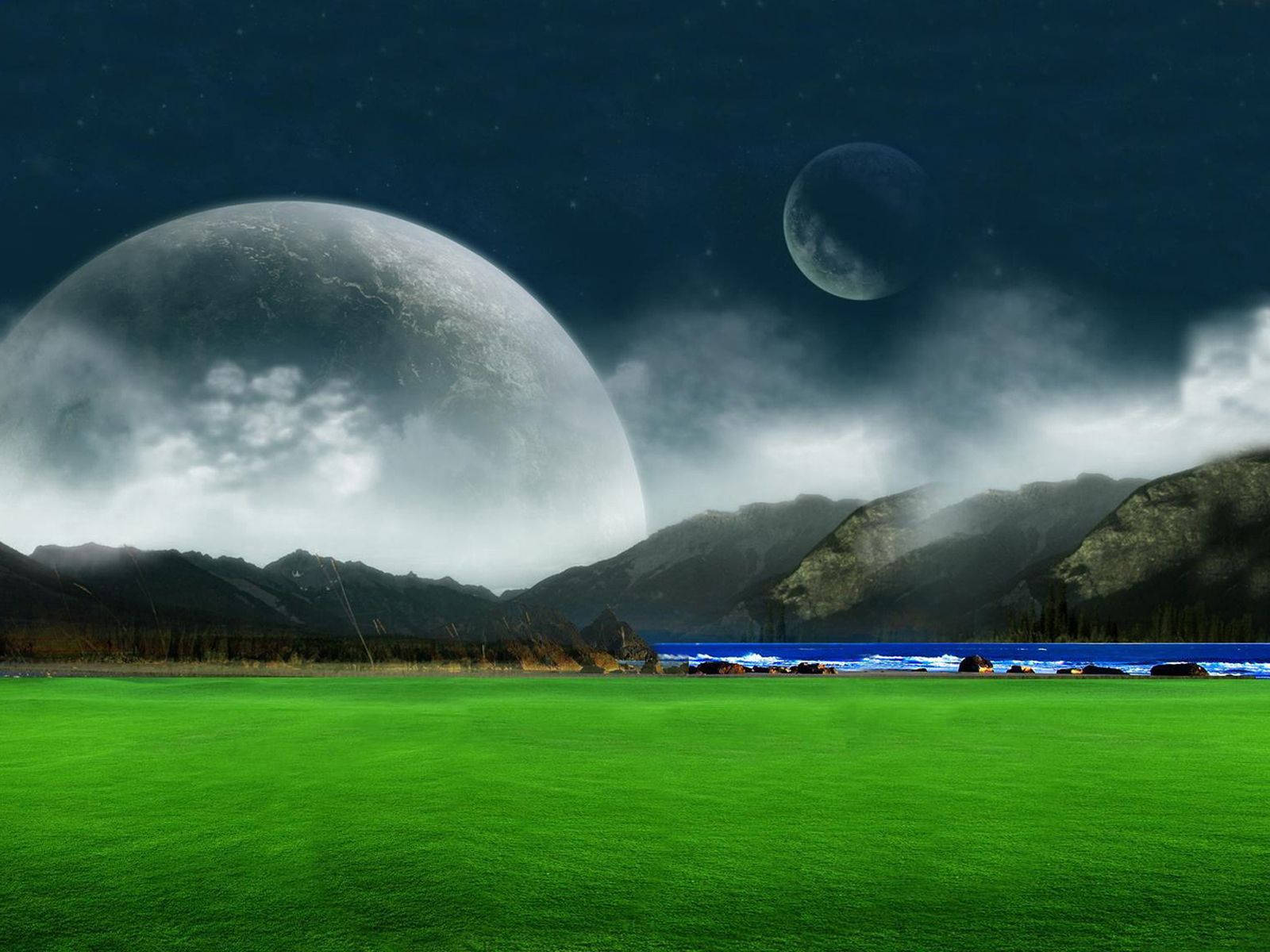 Kostenlosesbild Dunkler Mond Wallpaper
