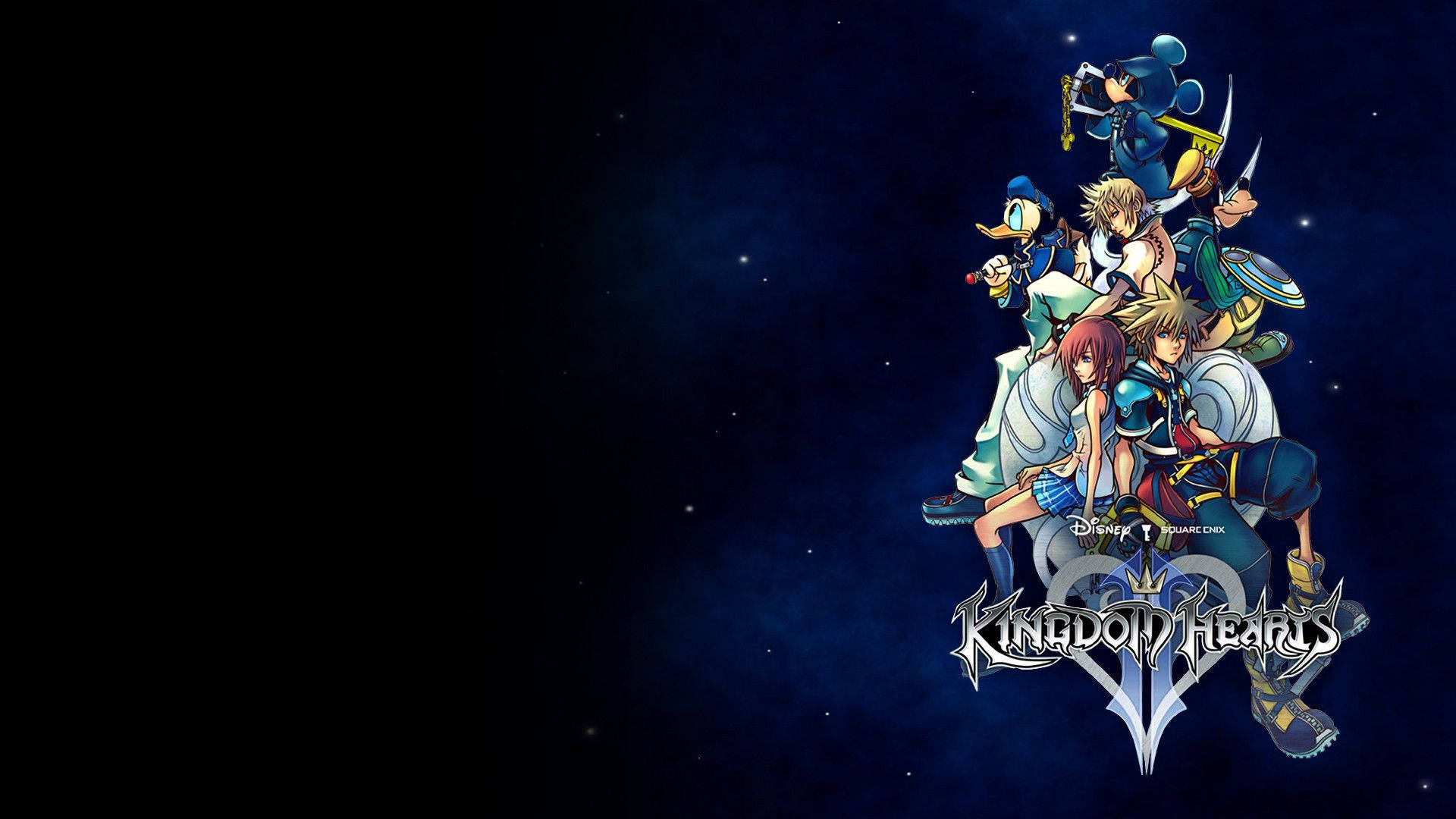 Join Sora and the Disney characters on a magical adventure in Kingdom Hearts Wallpaper