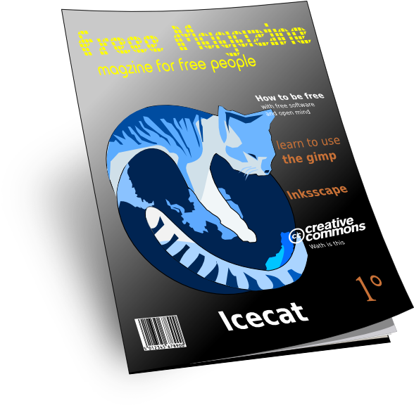 Free Magazine Cover Icecat PNG