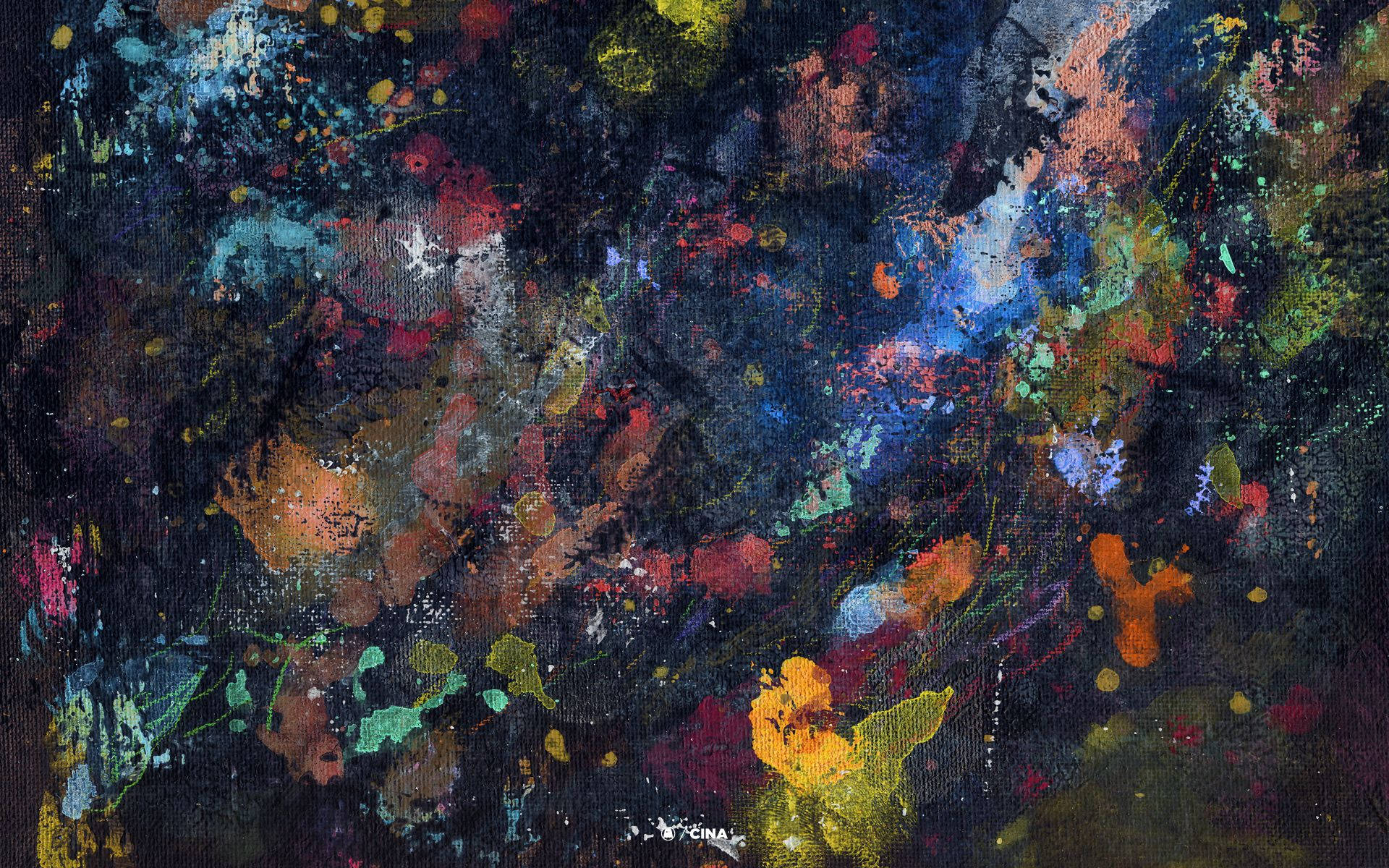 Abstract Expressionism by Artist Yuna Wallpaper
