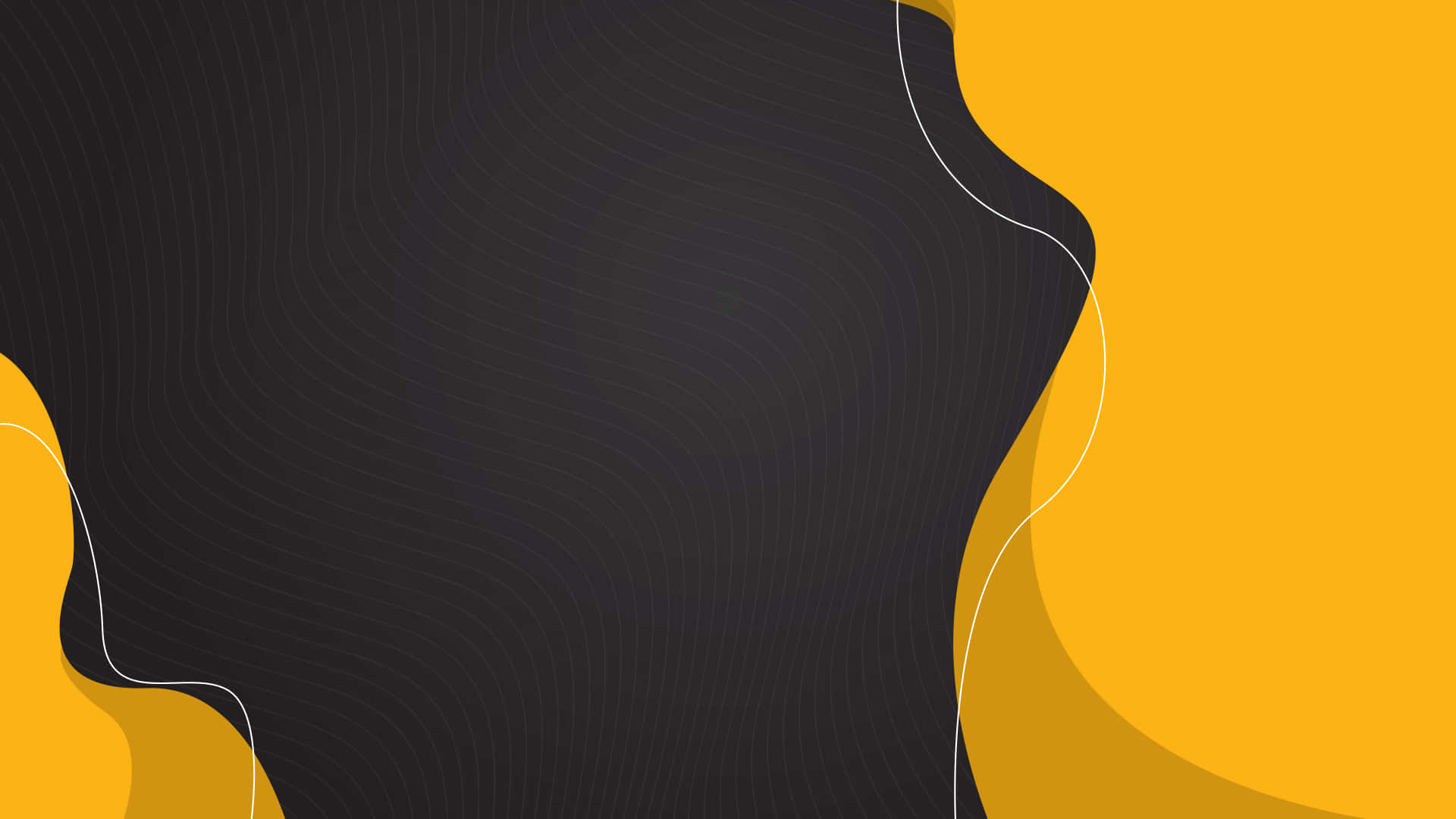 Abstract Yellow And Black Background