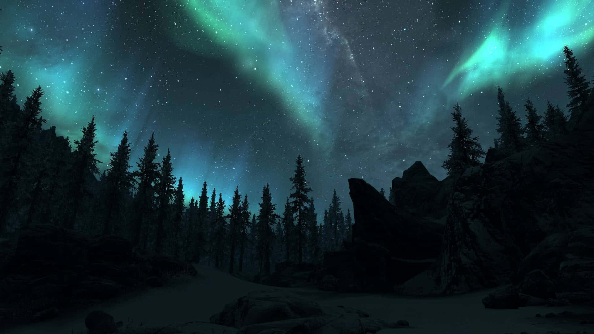 Premium Photo  Northern lights Aurora borealis in the dark night sky  fantastic illustration seamless pattern