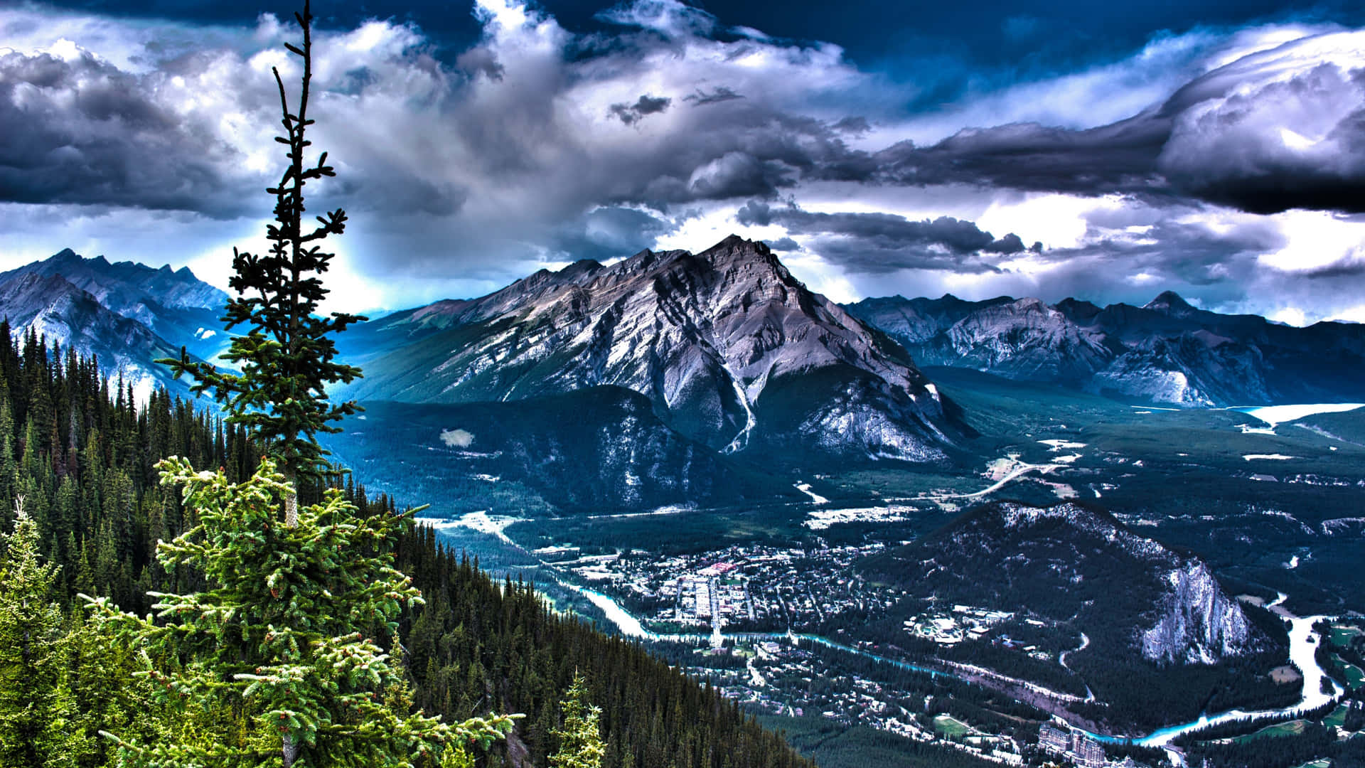Kostenlosverwendbare Kanadische Rocky Mountains Wallpaper