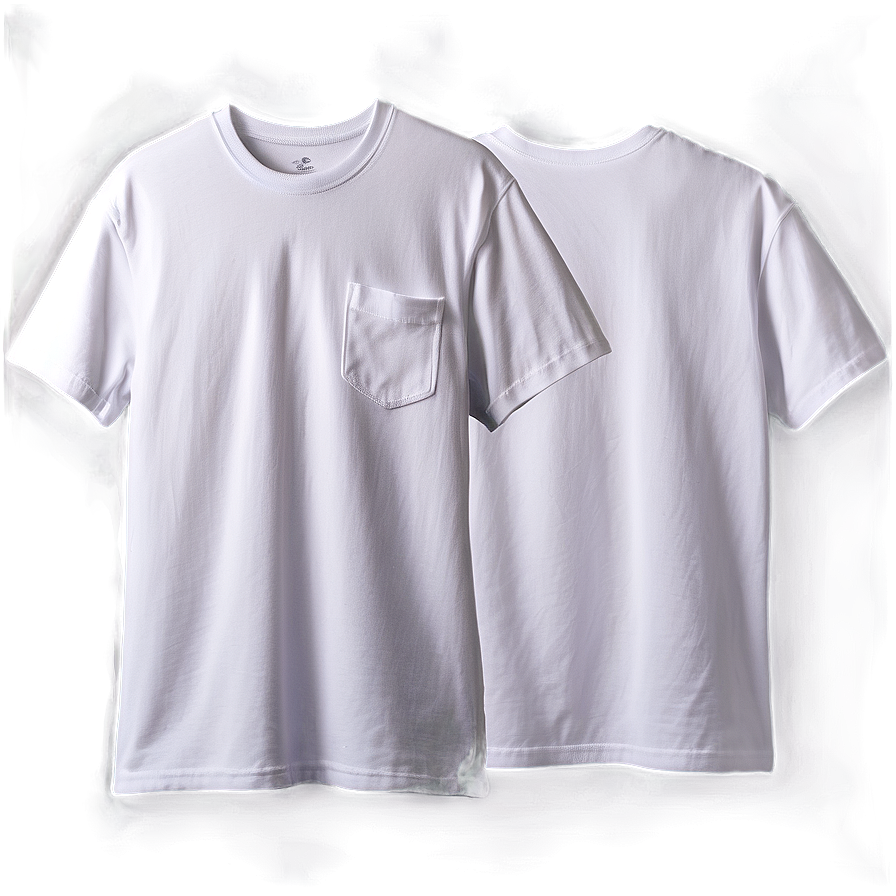 Free White T-shirt Template Mockup Png 06132024 PNG