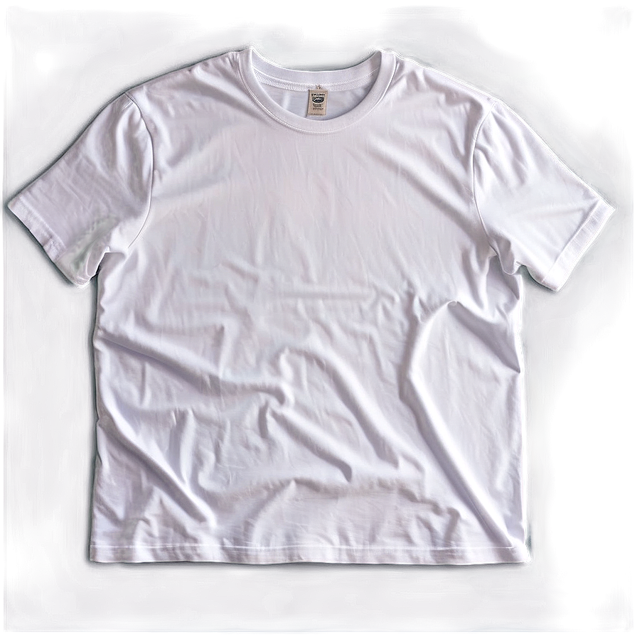 Free White T-shirt Template Mockup Png 06132024 PNG