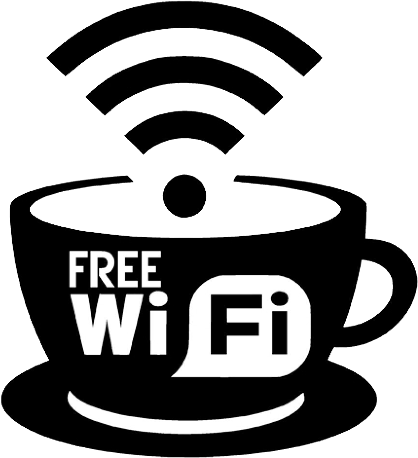 Free Wi Fi Coffee Cup Sign PNG