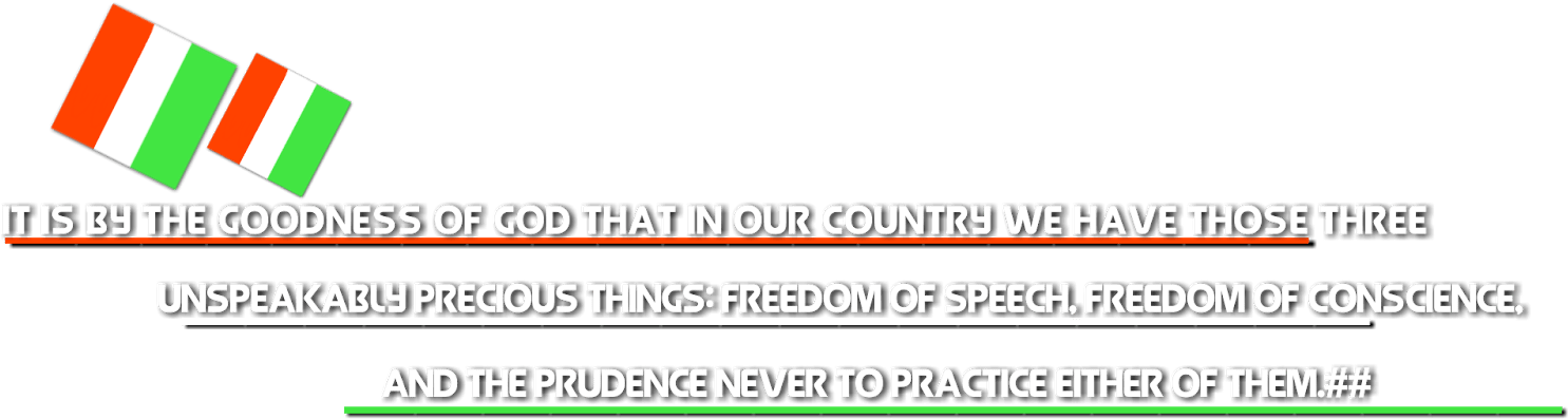 Freedomof Speech Irony Banner PNG